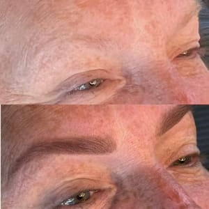Eyebrow Tattoo result by Rebel Beauty in Mokena, IL