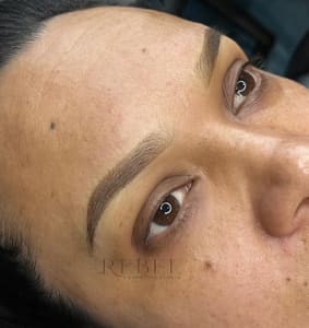Eyebrow Tattoo result by Rebel Cosmetics Studio in Killeen, TX