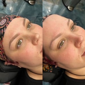 Eyebrow Tattoo result by Rebel Cosmetics Studio in Killeen, TX