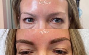 Eyebrow Tattoo result by Rebel Glow Sunless in Lake Park, FL