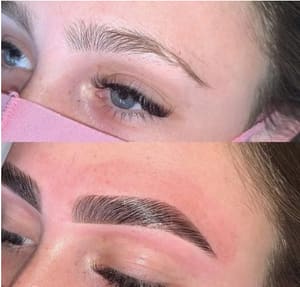 Eyebrow Tattoo result by Rebloomist in Los Angeles, CA