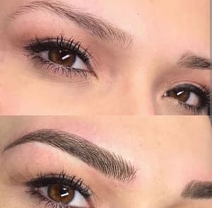Eyebrow Tattoo result by Red White & Beautiful in Louisburg, NC
