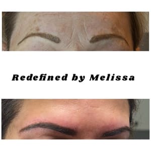 Eyebrow Tattoo result by Redefined by Melissa...BROWS ON DEMAND...Permanent Cosmetics in Coatesville, PA