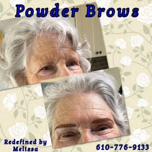Eyebrow Tattoo result by Redefined by Melissa...BROWS ON DEMAND...Permanent Cosmetics in Coatesville, PA