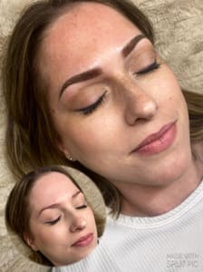 Eyebrow Tattoo result by Refine beauty co. in Tukwila, WA