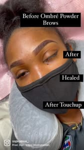 Eyebrow Tattoo result by Refined Artistry and Waxing in Jacksonville, FL