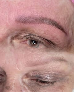 Eyebrow Tattoo result by Refined Beauty By Suwan Microblading Studio & Academy in Seattle, WA