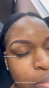 Eyebrow Tattoo result by Refined Beauty in Lafayette, LA