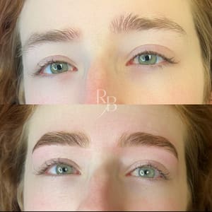 Eyebrow Tattoo result by Refined Beauty Institute in South Yarmouth, MA