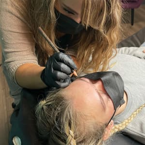 Eyebrow Tattoo result by Refined Beauty Permanent Makeup Artistry in Leonardtown, MD