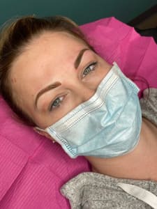 Eyebrow Tattoo result by Refined Beauty Permanent Makeup Artistry in Leonardtown, MD