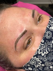 Eyebrow Tattoo result by Refined Beauty Permanent Makeup Artistry in Leonardtown, MD