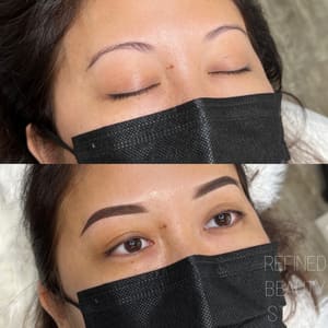 Eyebrow Tattoo result by Refined Beauty Studio in Honolulu, HI