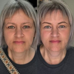 Eyebrow Tattoo result by Refined Ink Studio LLC in Sidney, MT