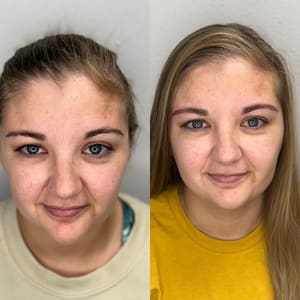 Eyebrow Tattoo result by Refined Ink Studio LLC in Sidney, MT