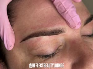 Eyebrow Tattoo result by Reflect Beauty Lounge - PMU & Cosmetic Tattooing in Mansfield, TX