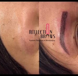 Eyebrow Tattoo result by Reflection Brows (Eyebrow Threading & Microblading) in Maricopa, AZ