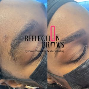 Eyebrow Tattoo result by Reflection Brows (Eyebrow Threading & Microblading) in Maricopa, AZ