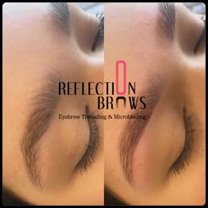 Eyebrow Tattoo result by Reflection Brows (Eyebrow Threading & Microblading) in Maricopa, AZ