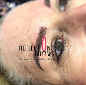 Eyebrow Tattoo result by Reflection Brows (Eyebrow Threading & Microblading) in Maricopa, AZ