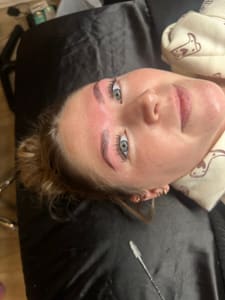 Eyebrow Tattoo result by Reflection Esthetics in Dwight, IL