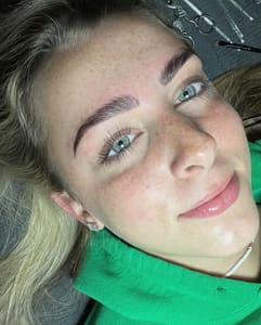 Eyebrow Tattoo result by Reflection Esthetics in Dwight, IL