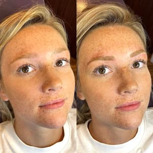 Eyebrow Tattoo result by reFRESH Brow & Lash Studio in Brighton, MI