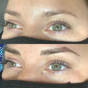 Eyebrow Tattoo result by Rejuvenate Med Spa in Altus, OK