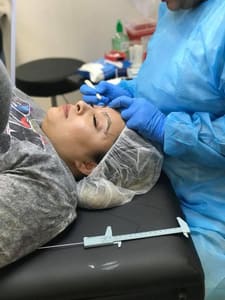 Eyebrow Tattoo result by Relax Hermosa Permanent Makeup Academy in Lodi, CA
