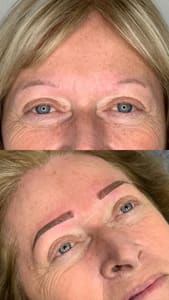 Eyebrow Tattoo result by Rema's beauty bar in Scottsdale, AZ