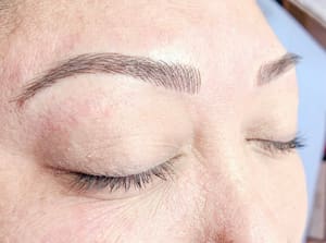Eyebrow Tattoo result by Remedy Aesthetics Studio in Granite Bay, CA