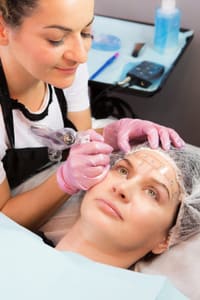 Eyebrow Tattoo result by Renata Rensky Studio in Los Angeles, CA
