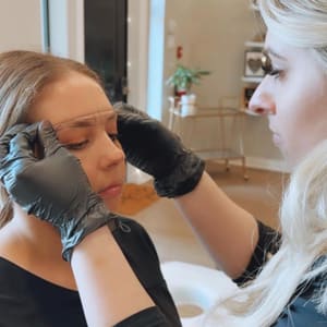 Eyebrow Tattoo result by Renee Leone Ink in Flower Mound, TX
