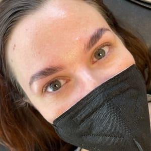 Eyebrow Tattoo result by Renued Brow Lamination + Lash Lift Studio in Falls Church, VA