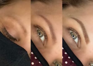 Eyebrow Tattoo result by Reshape Microblading Studio in Austin, TX
