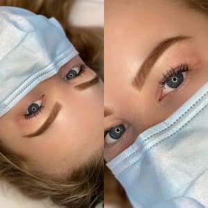 Eyebrow Tattoo result by Reshape Microblading Studio in Austin, TX