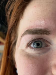 Eyebrow Tattoo result by Resilience Beauty Bar in Bozeman, MT
