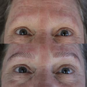 Eyebrow Tattoo result by REVIVE Brows by Gina Marie - Microblading in Rochester, NY
