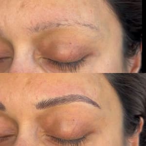 Eyebrow Tattoo result by Revolution Esthetics & Permanent Makeup in Rockwall, TX