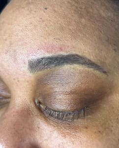 Eyebrow Tattoo result by Revolution Esthetics & Permanent Makeup in Rockwall, TX