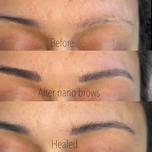 Eyebrow Tattoo result by Revolution Esthetics & Permanent Makeup in Rockwall, TX