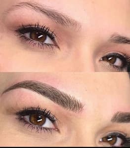 Eyebrow Tattoo result by Revolution Scalp Micropigmentation Springfield in Springfield, IL