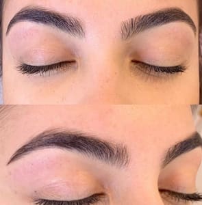 Eyebrow Tattoo result by Richa's Threading Salon & Spa in Parkville, MD