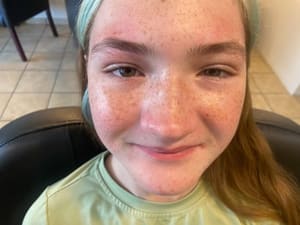 Eyebrow Tattoo result by Richa's Threading Salon & Spa in Parkville, MD