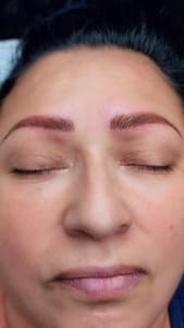 Eyebrow Tattoo result by Rico Artistry in Boca Raton, FL