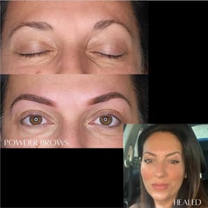 Eyebrow Tattoo result by Rico Artistry in Boca Raton, FL