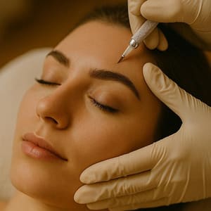 Eyebrow Tattoo result by Rie Nichols LMT LLC in Sandy, UT