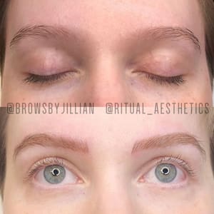 Eyebrow Tattoo result by Ritual Aesthetics in Chicago, IL
