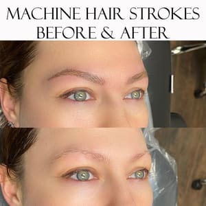 Eyebrow Tattoo result by Rize Beauty Lab in Chicago, IL