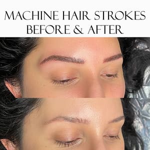 Eyebrow Tattoo result by Rize Beauty Lab in Chicago, IL